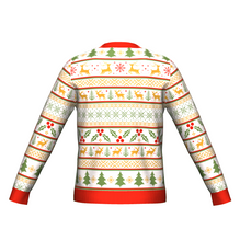 Load image into Gallery viewer, Christmas Icons Ugly Christmas Sweater Back View