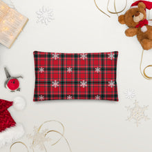 Load image into Gallery viewer, Christmas Tartan Rectangle Premium Pillow