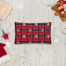 Load image into Gallery viewer, Christmas Tartan Rectangle Premium Pillow