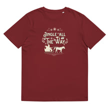 Load image into Gallery viewer, Jingle All the Way Unisex Organic Cotton T-shirt