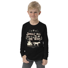 Load image into Gallery viewer, Jingle All the Way Youth long sleeve tee
