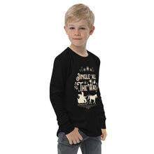 Load image into Gallery viewer, Jingle All the Way Youth long sleeve tee
