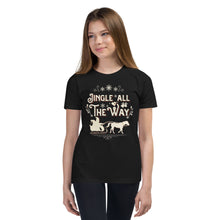 Load image into Gallery viewer, Jingle All the Way Youth Short Sleeve T-Shirt