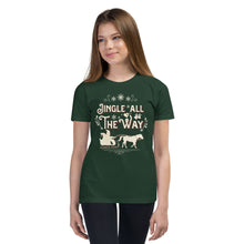 Load image into Gallery viewer, Jingle All the Way Youth Short Sleeve T-Shirt