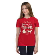 Load image into Gallery viewer, Jingle All the Way Youth Short Sleeve T-Shirt