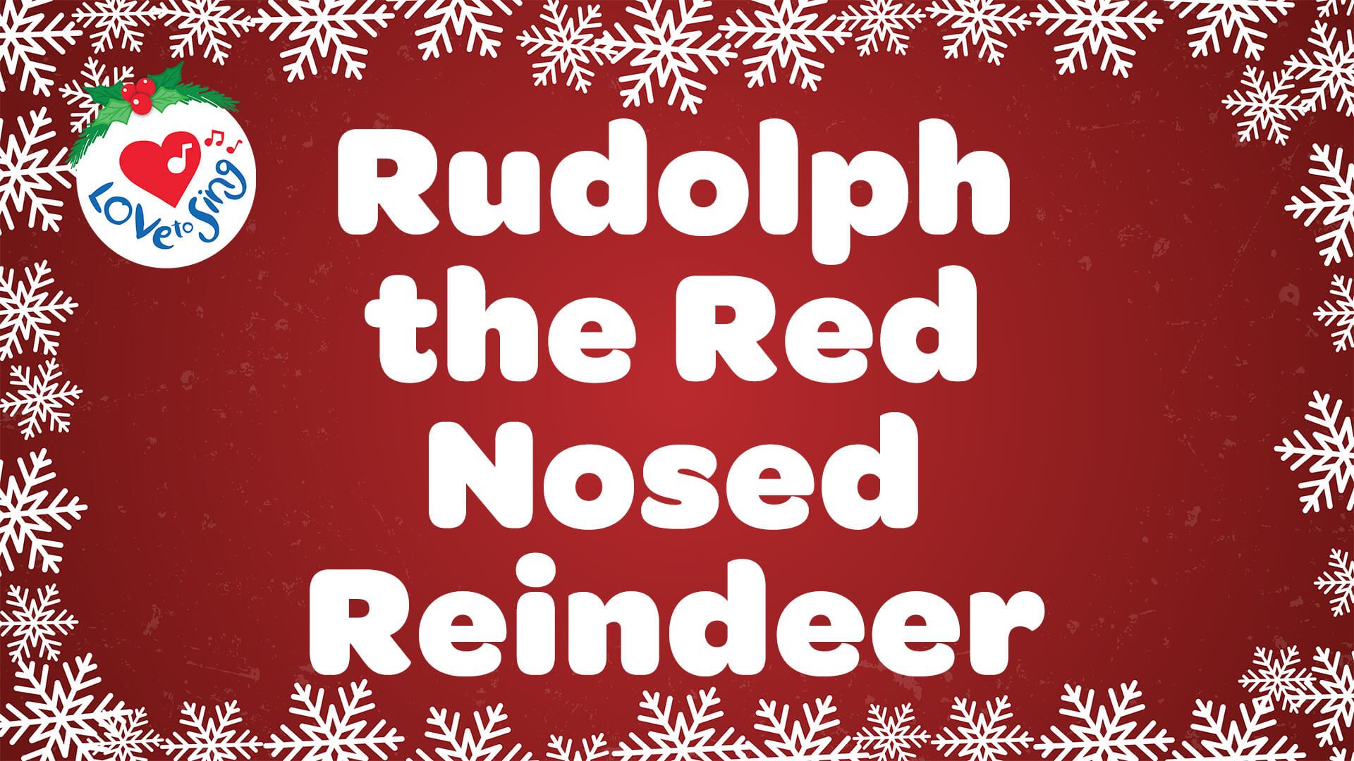 Red nosed online reindeer song