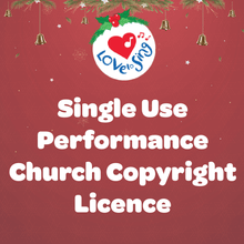 Load image into Gallery viewer, Single Use Performance Church Copyright Licence | Love to Sing