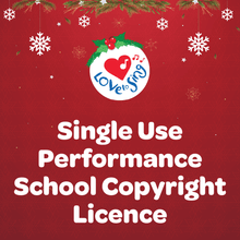 Load image into Gallery viewer, Single Use Christmas Music Performance School Copyright Licence | Love to Sing