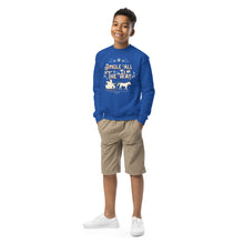 Load image into Gallery viewer, Jingle All the Way Youth crewneck sweatshirt
