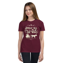 Load image into Gallery viewer, Jingle All the Way Youth Short Sleeve T-Shirt
